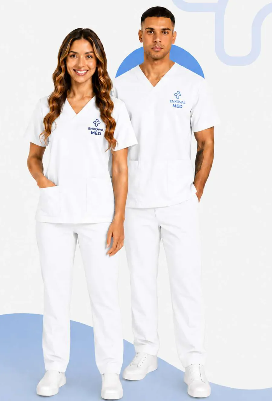 Conjunto privativo Branco Hospitalar
